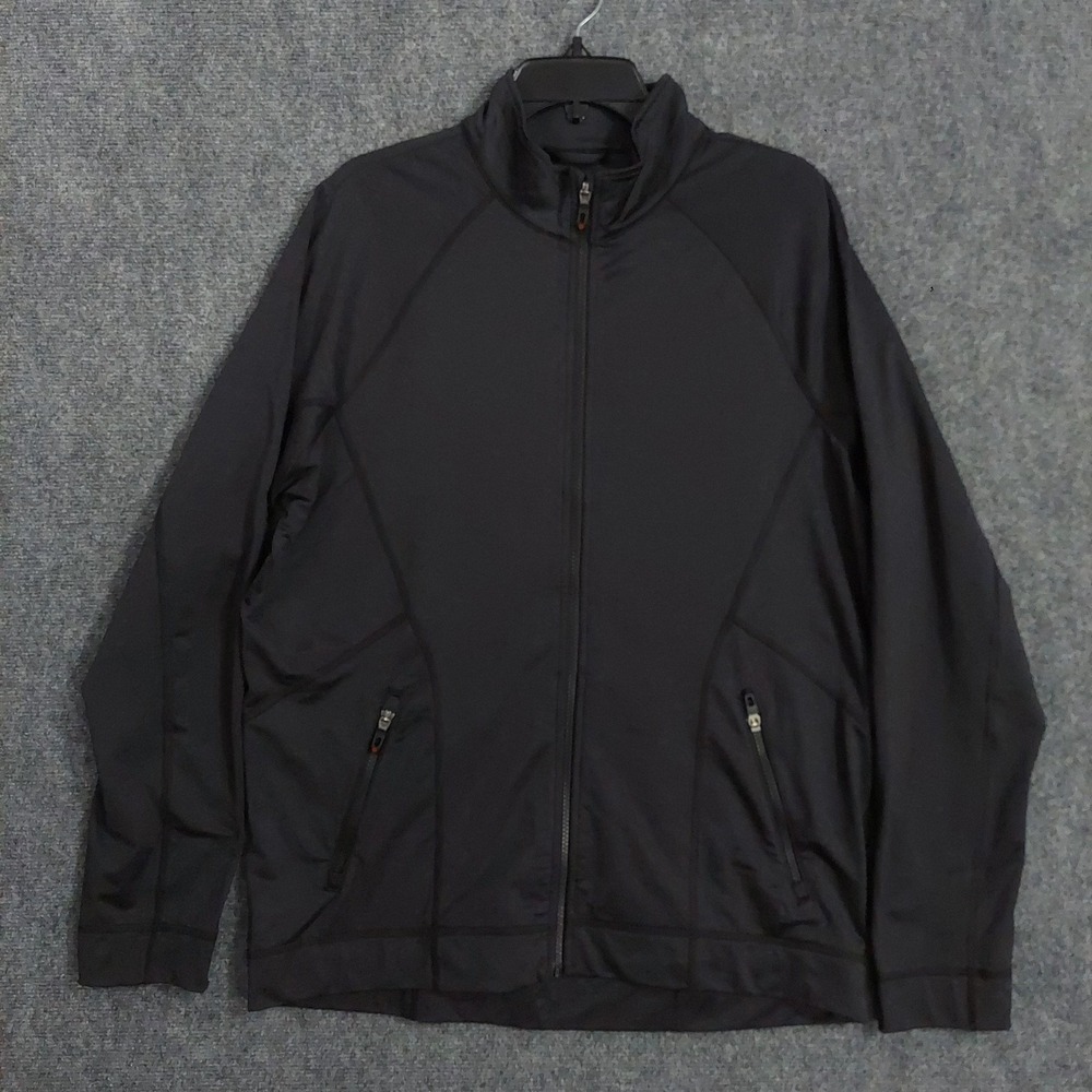 Sunice Jacket Mens Large Black Softshell‎ Full Zip Lightweight Golf S77014